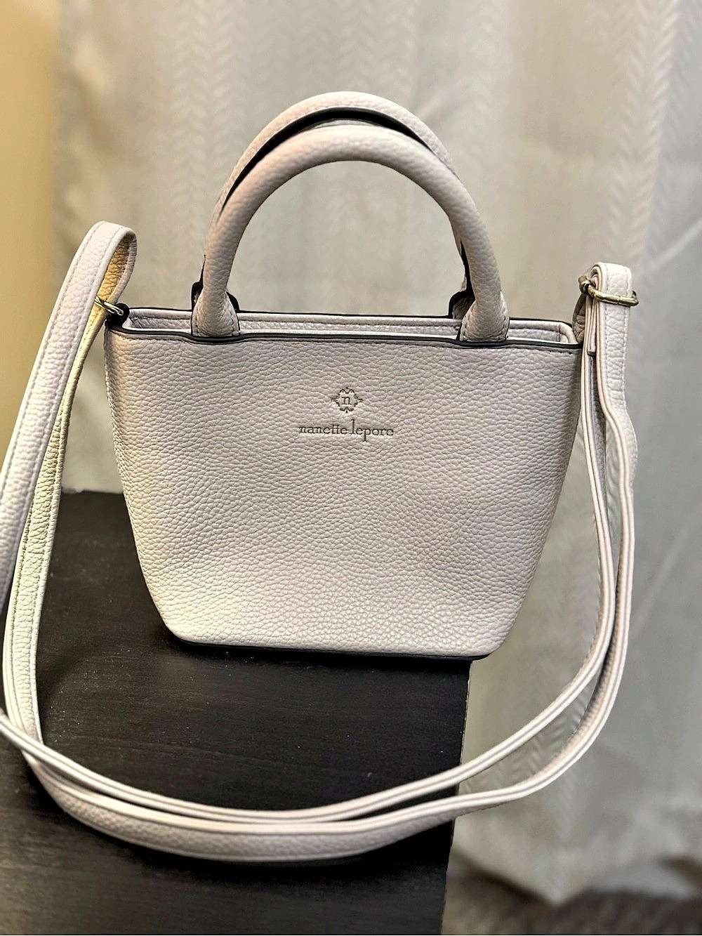 Nanette Lepore Mini Crossbody Satchel White